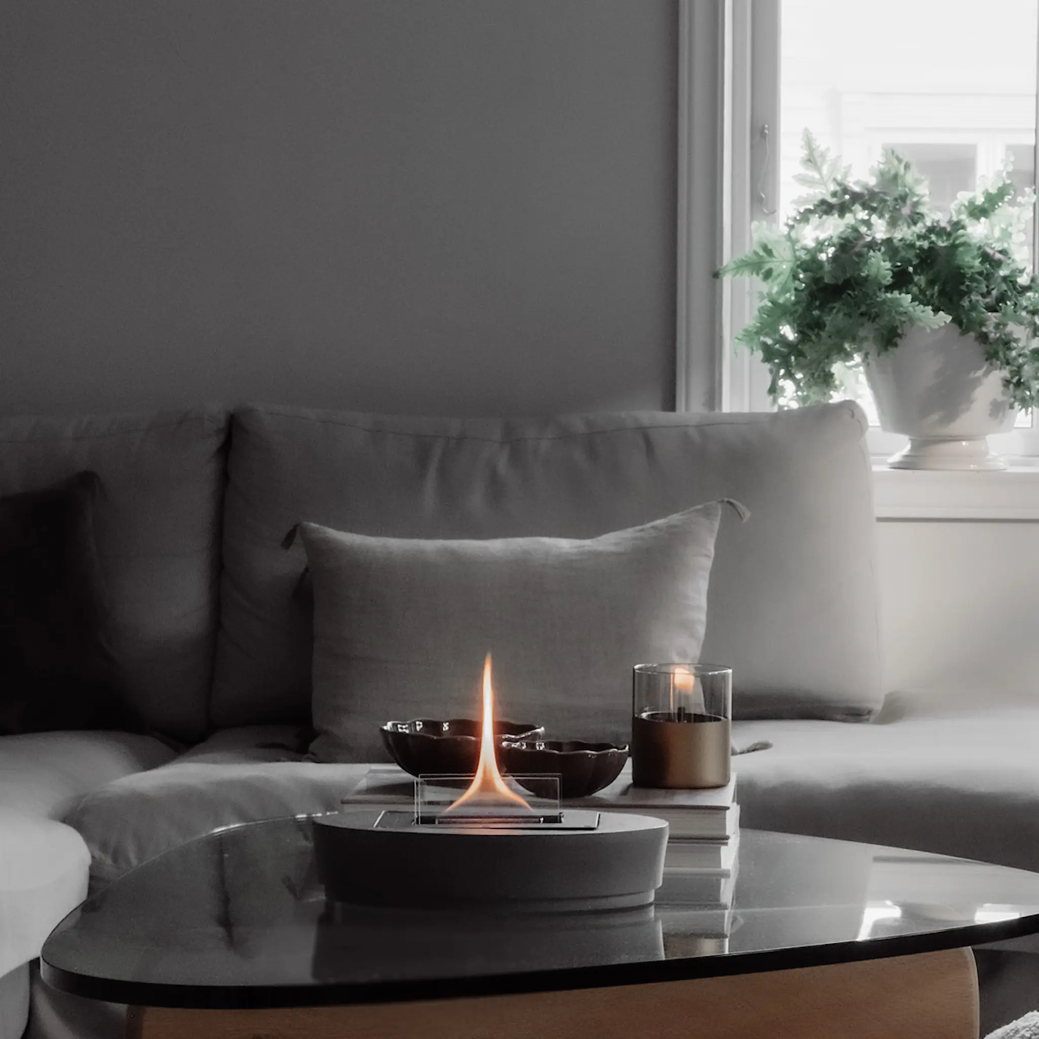 Tenderflame Lilly 8 + Lilly 10 Sisustustuli Champagne