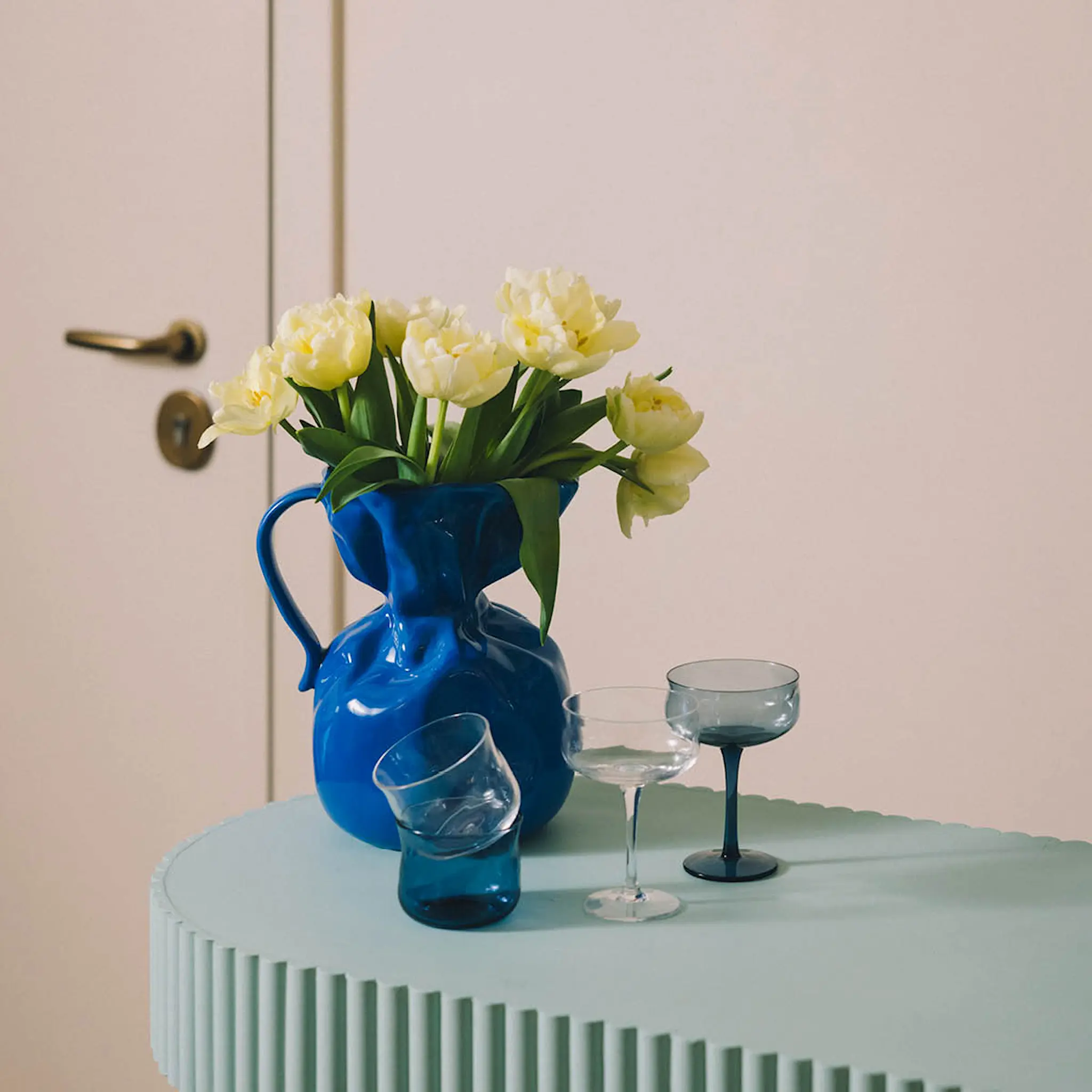 Paveau Swirl tumbler glass small 24 cl 2 stk Midnight