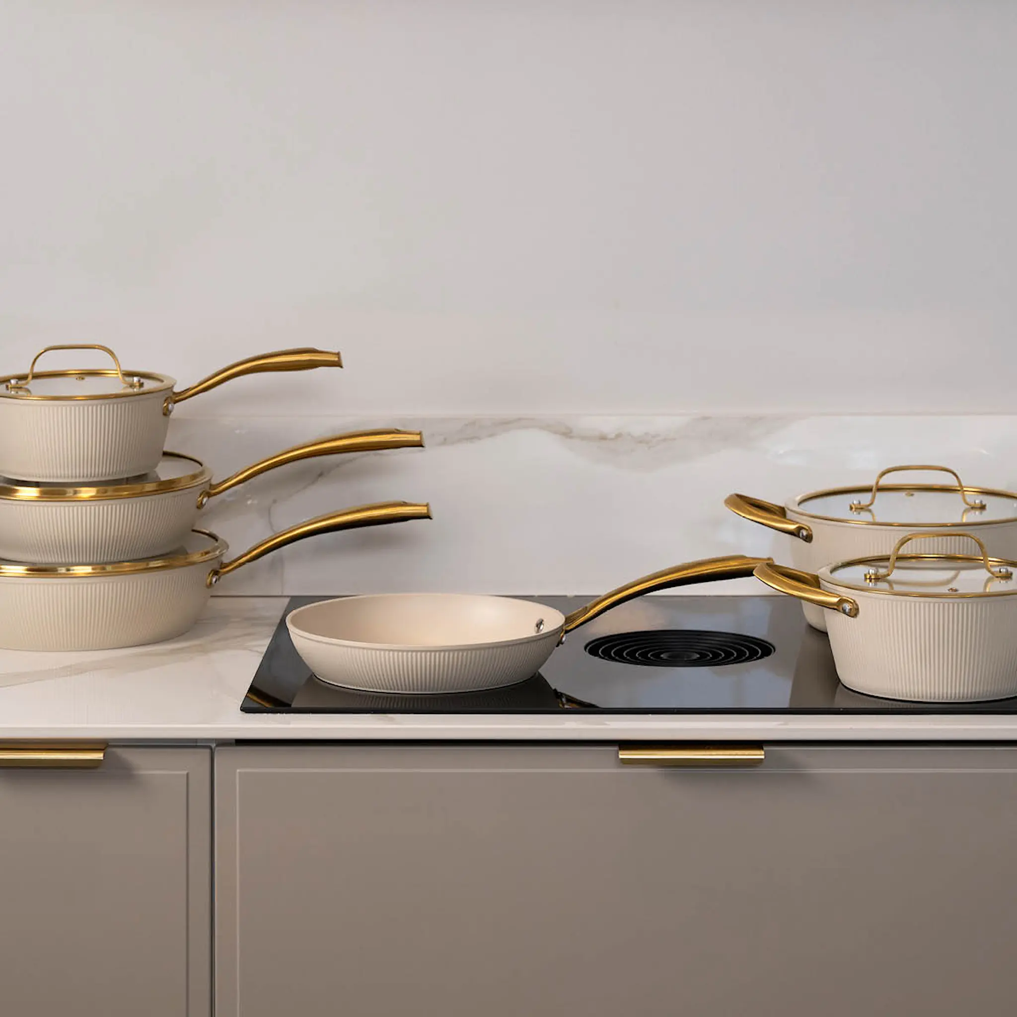 Maku Kitchen Life Stekepanne 1,5L 24 cm beige