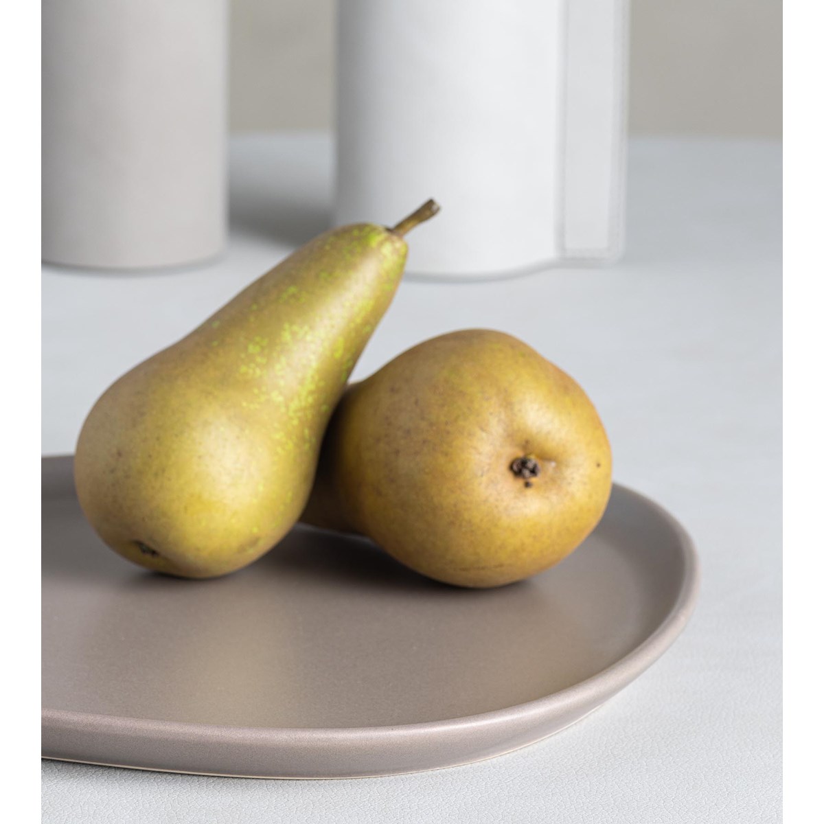 LIND DNA Curve Stoneware Lautanen 30x26 cm Harmaa