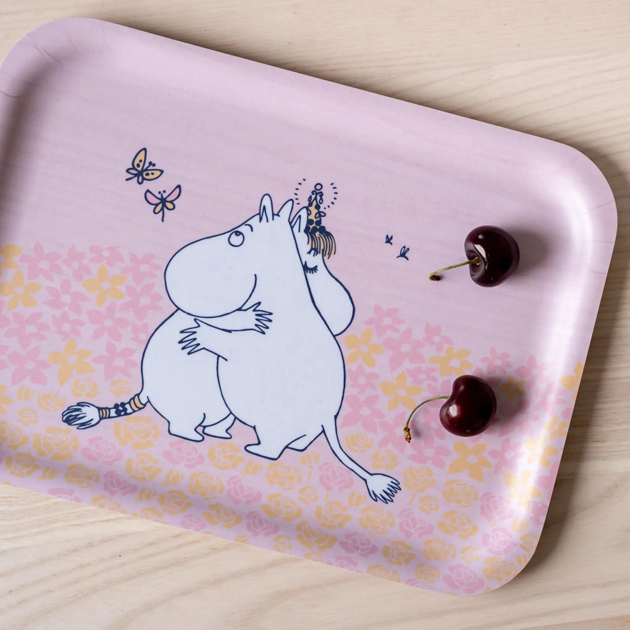 Muurla Mumin bricka 27x20 cm kram