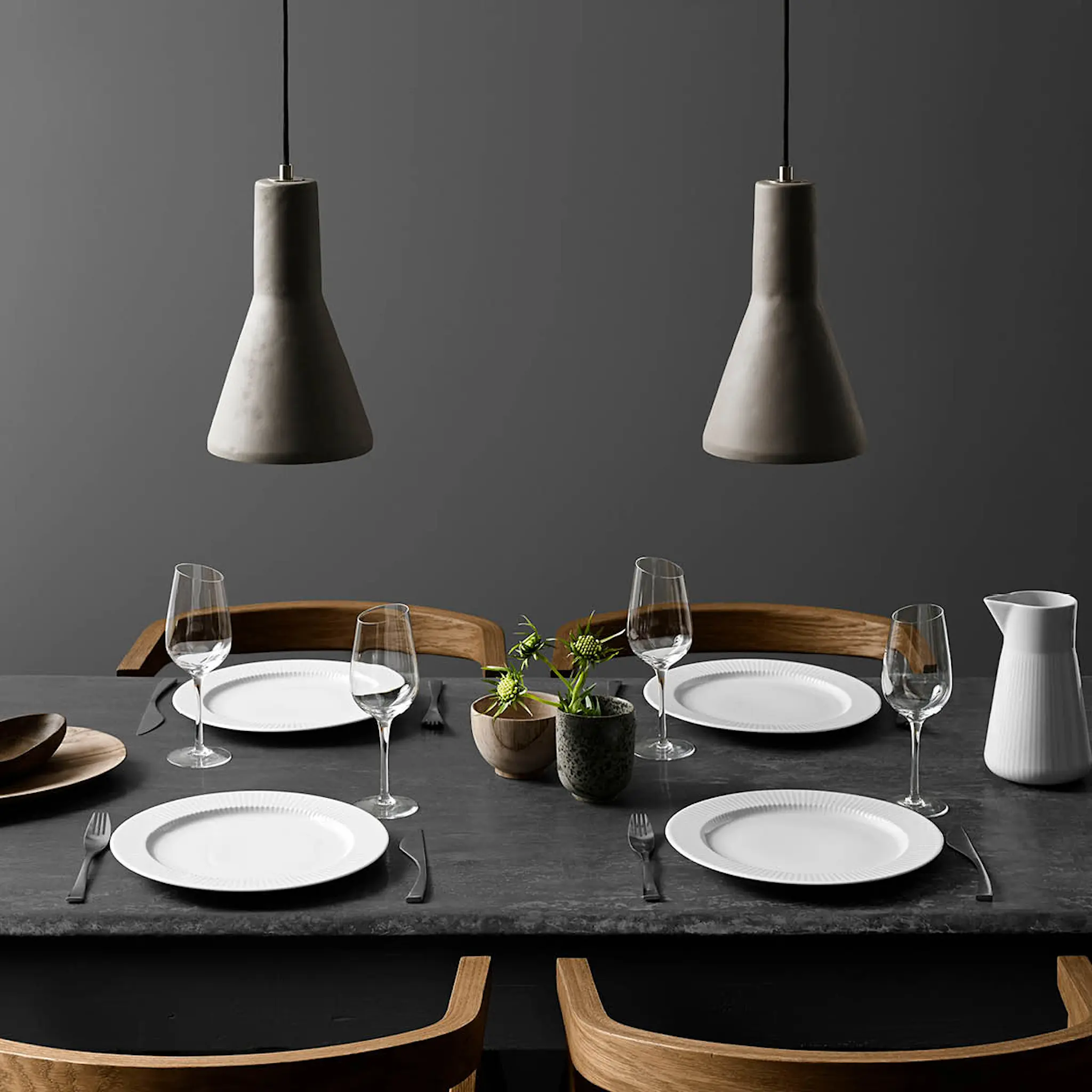 Eva Trio Eva Trio Legio Nova Tallrik flat 25 cm Vit