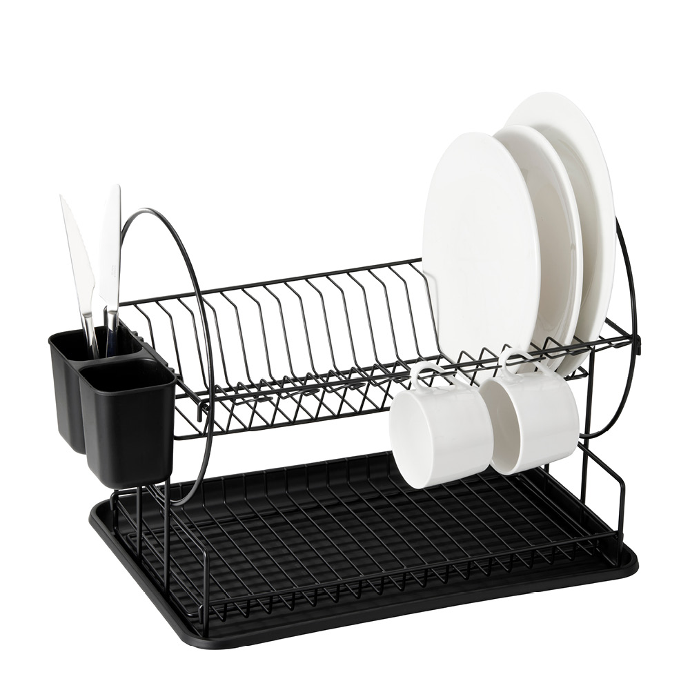 Dorre Disa oppvasktativ 2 nivåer 47x32x34 cm svart