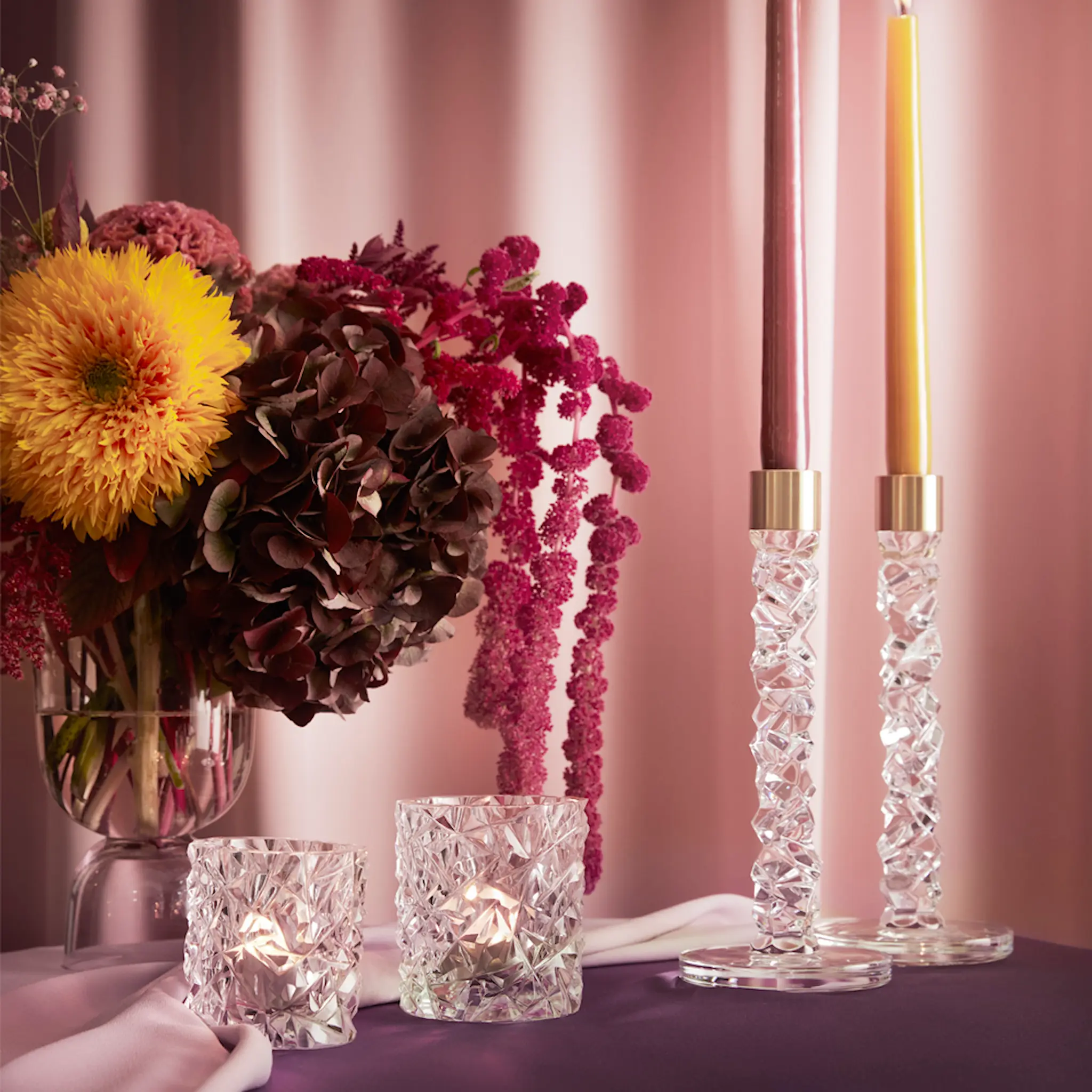 Orrefors Carat Kynttilälyhty 9,2 cm