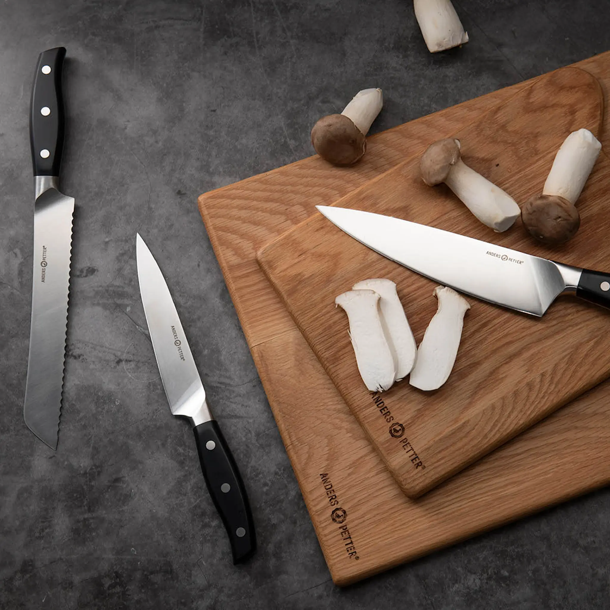 Anders Petter Stenfors Knivset 3 delar