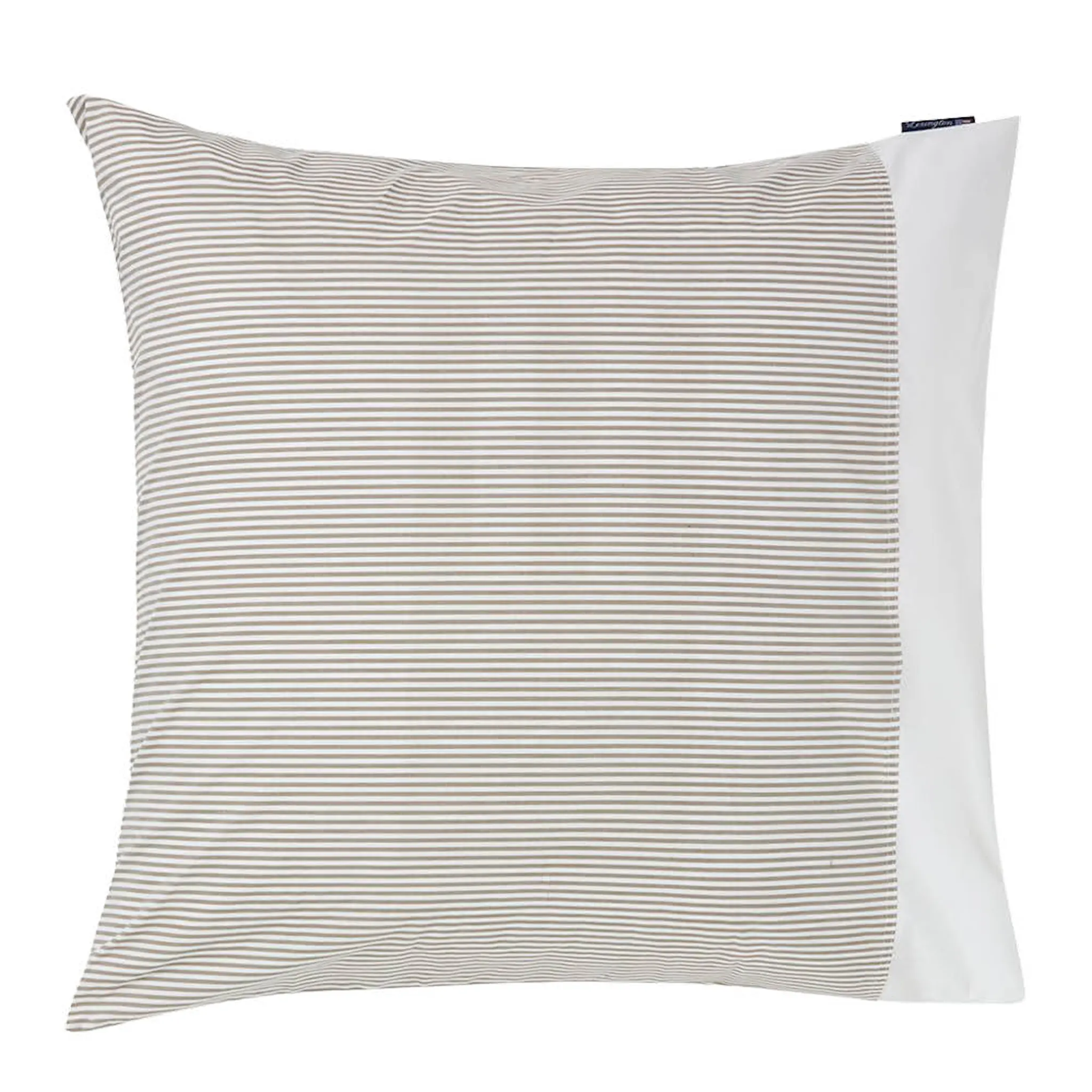 Lexington Örngott 65x65 cm bomullspercale randigt olive/white