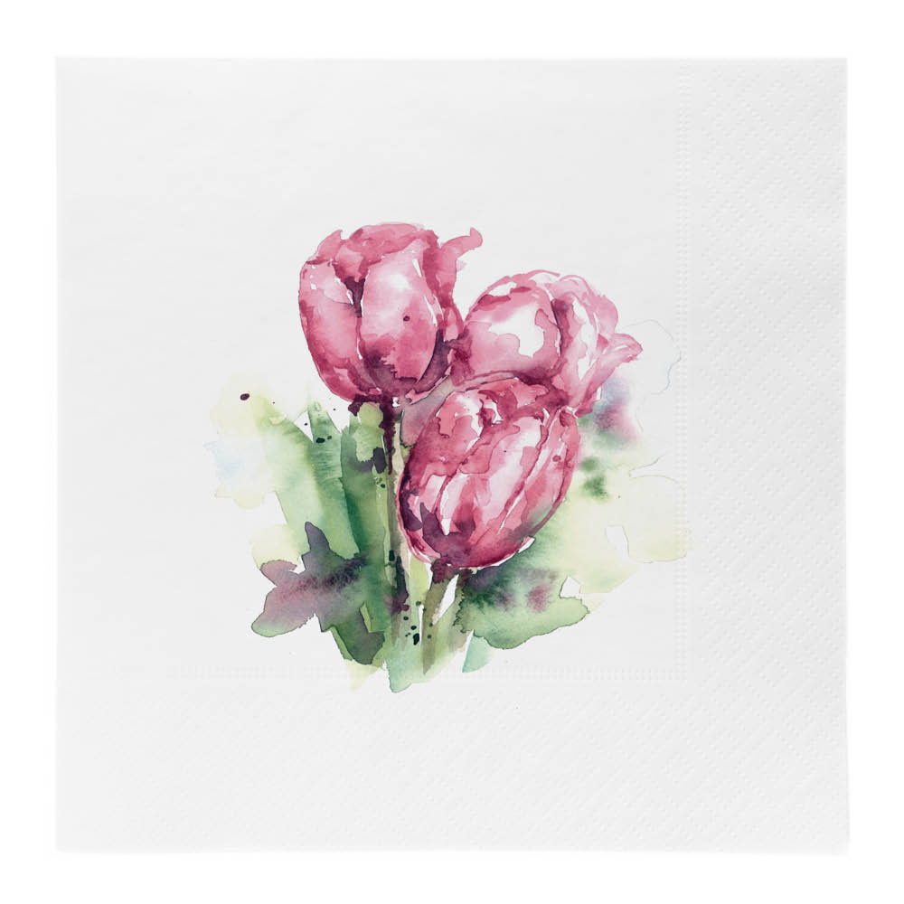 Sögne Home Servett 33 cm tulipan