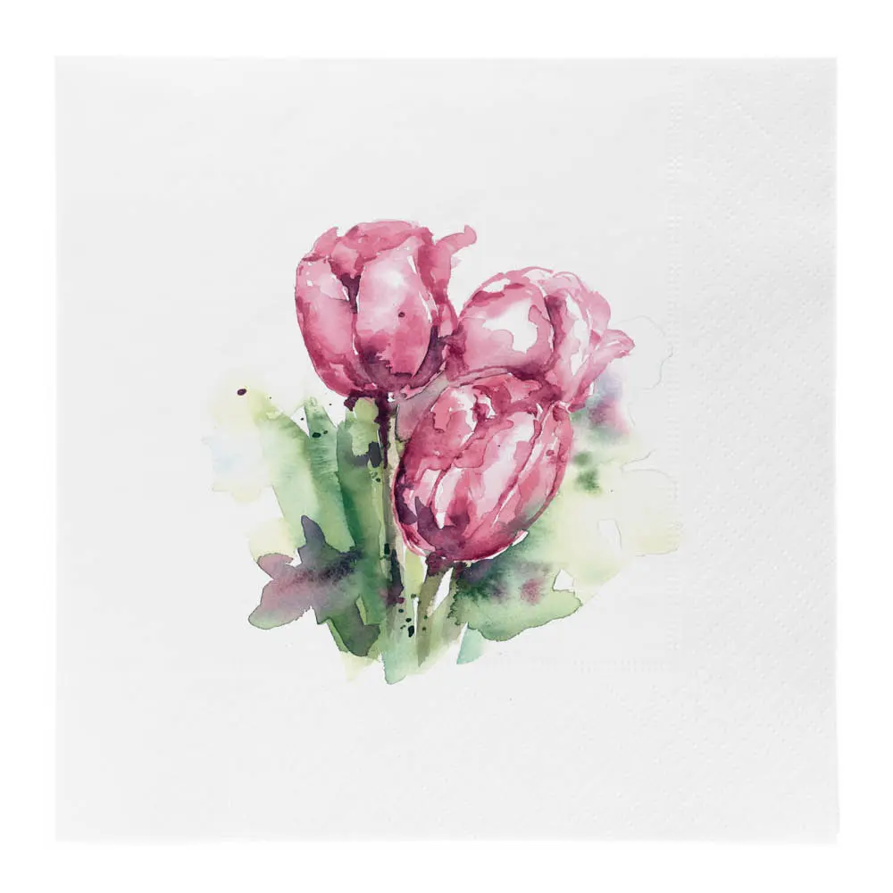 Servetti 33 cm Tulipan