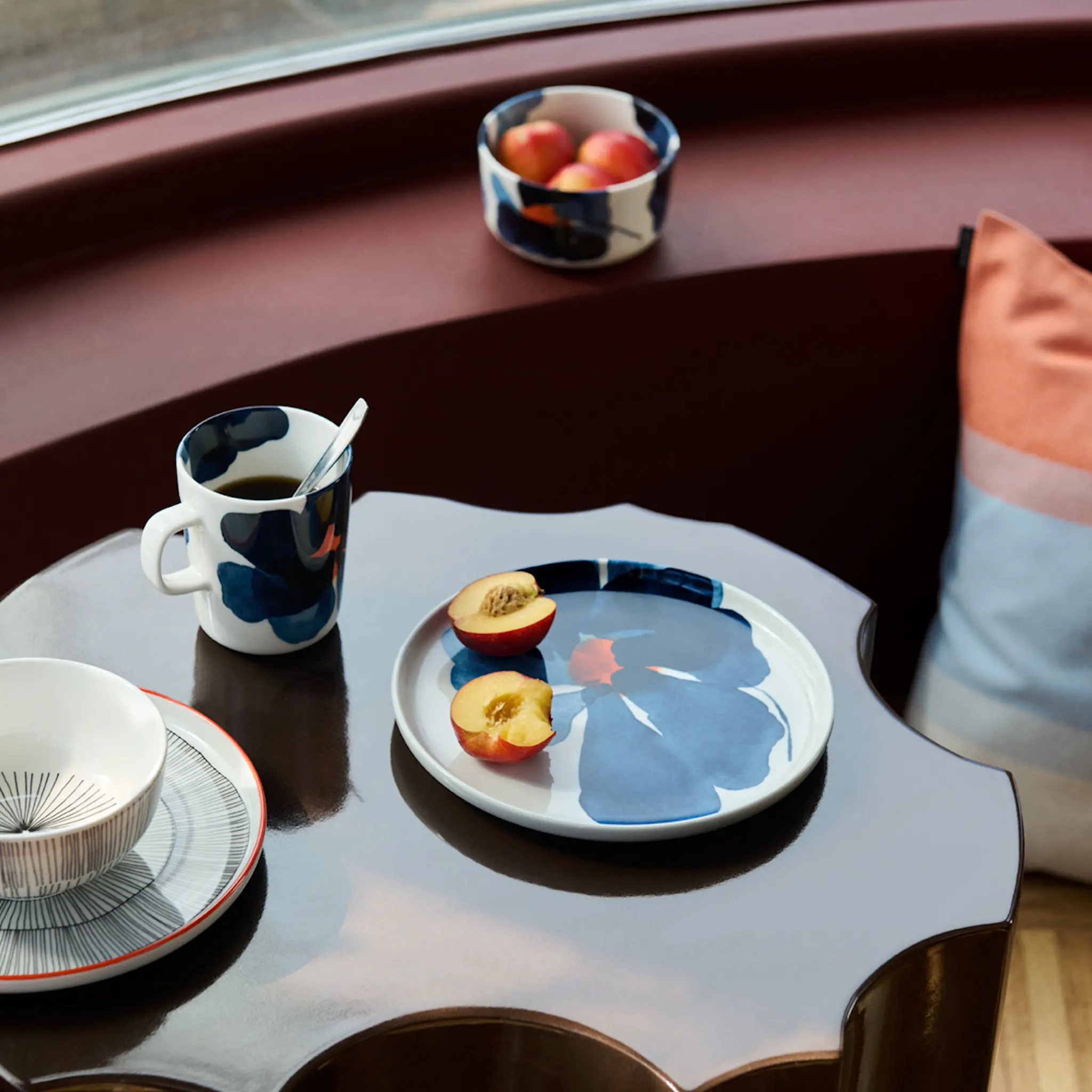 Marimekko Kukat Puhkeavat Kulho 30 c Valkoinen/Musta