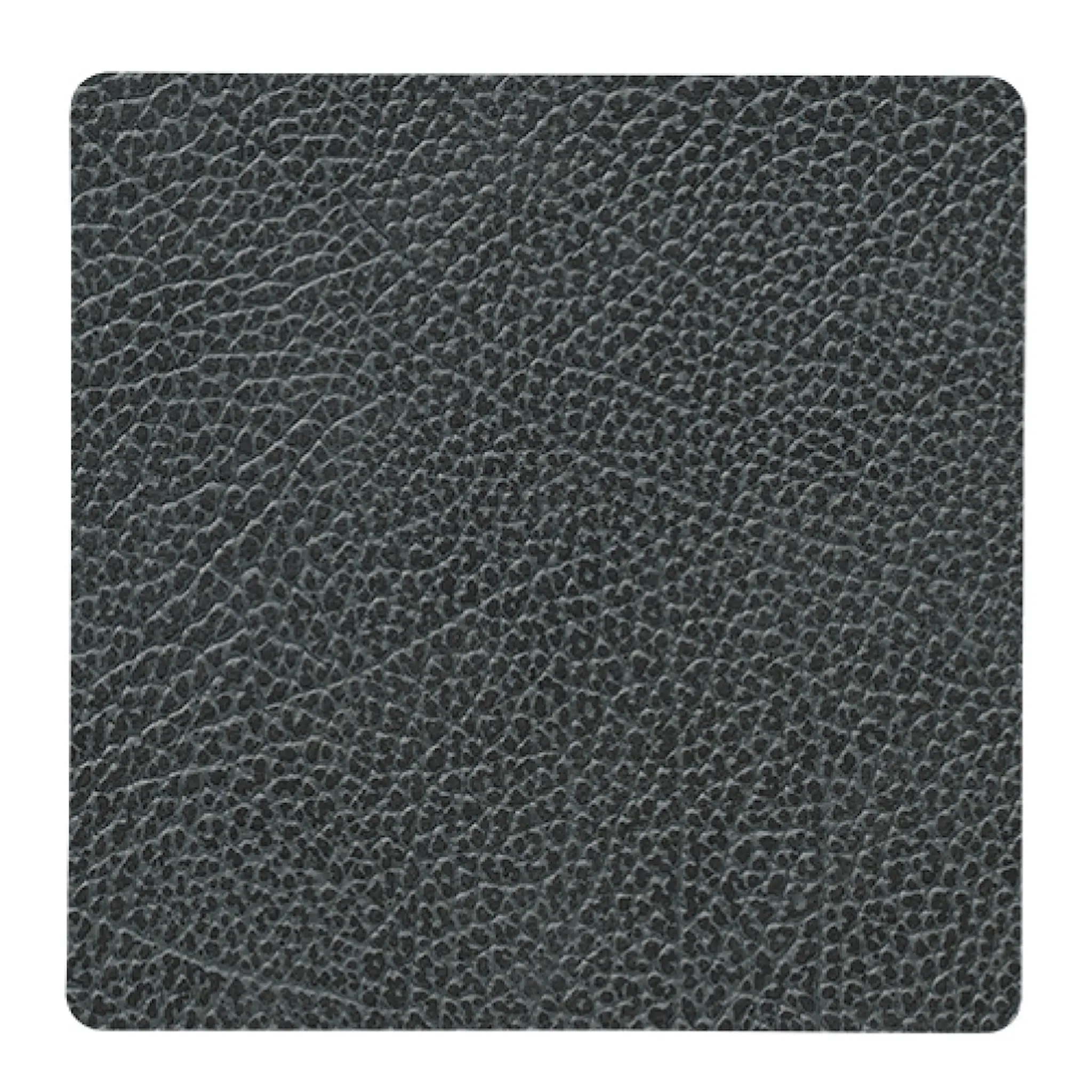 LIND DNA Square Hippo Glasunderlägg 10x10 cm Svart-Antracit