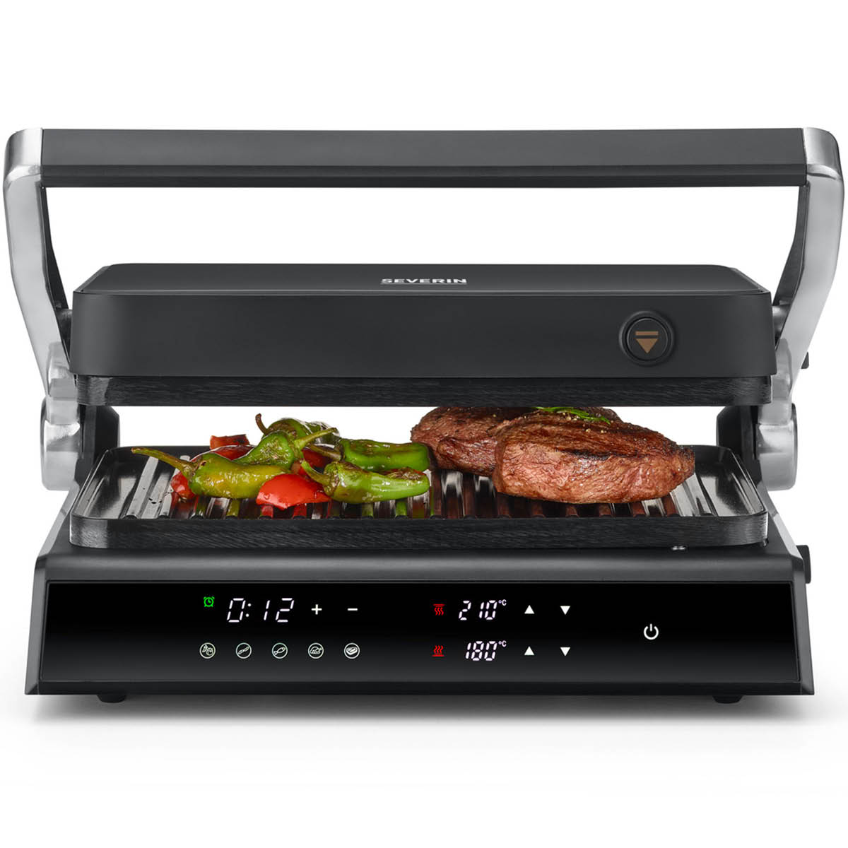 Severin Sevini Comfort kontaktgrill KG2399 digital 30x22 cm