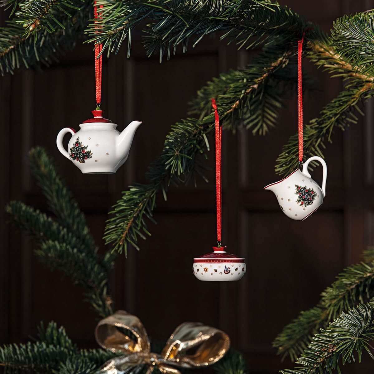Villeroy & Boch Toy's Delight Joulukuusenkoriste mukit 3 kpl