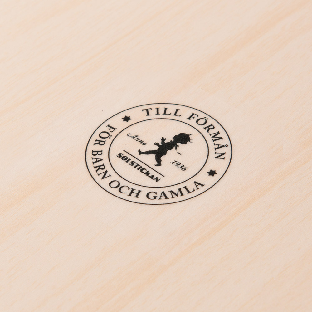 SOLSTICKAN Brett 27x20 cm svart repeterande