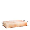 BBQ Pro saltsten 2-pack med metallbricka 37x21 cm