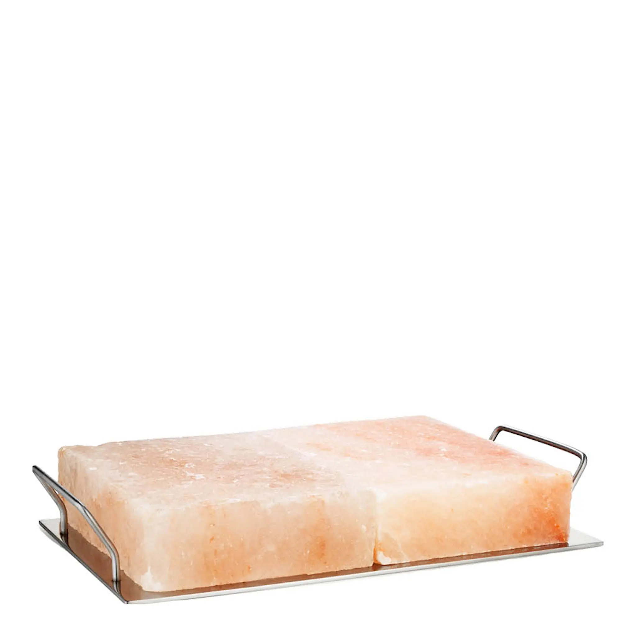 Rivsalt BBQ Pro Suolakivi 2 kpl metallitarjottimella 37x21 cm