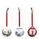 Mumin mini julkulor 5 cm 3-pack