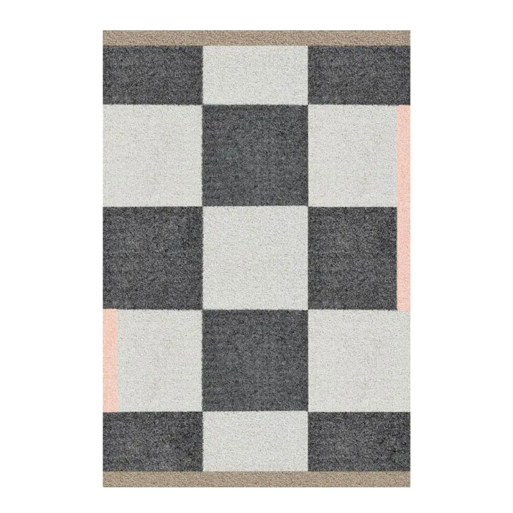 Square dørmatte 80x55 cm mørk grå