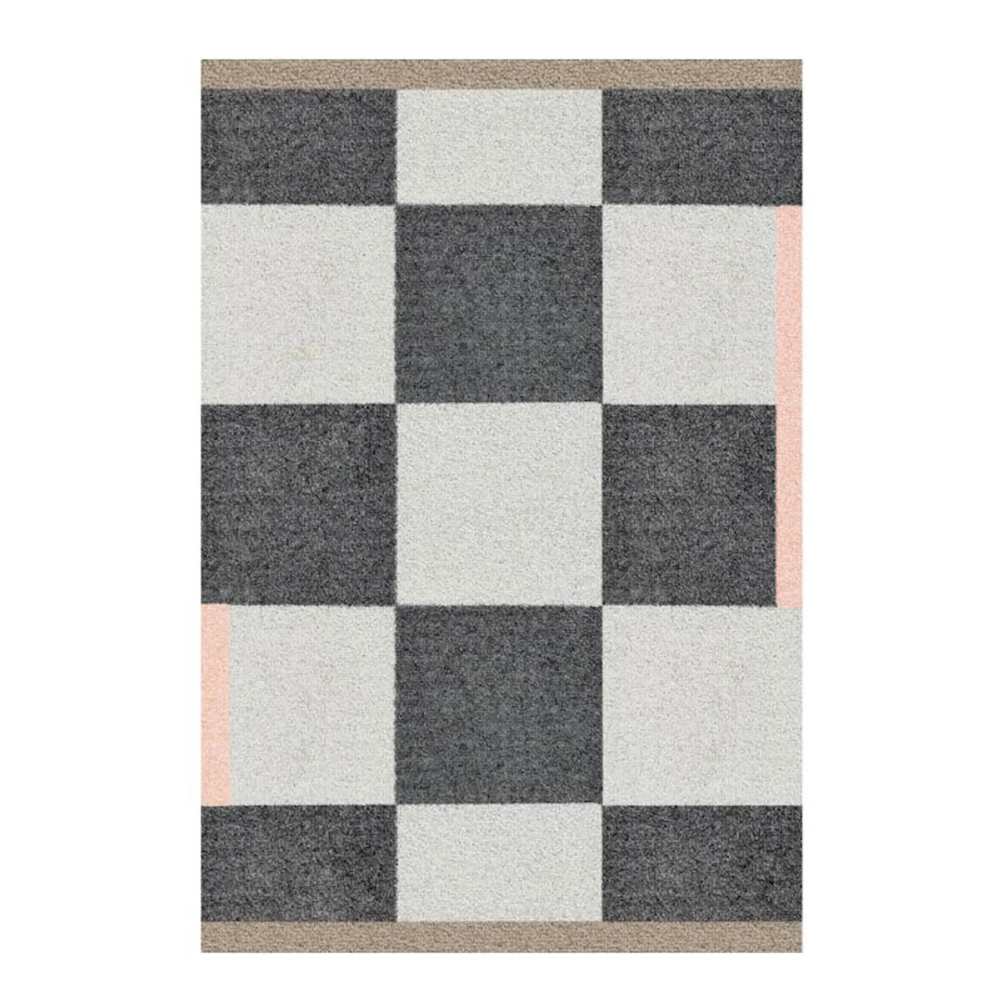 Mette Ditmer Square dørmatte 80x55 cm mørk grå
