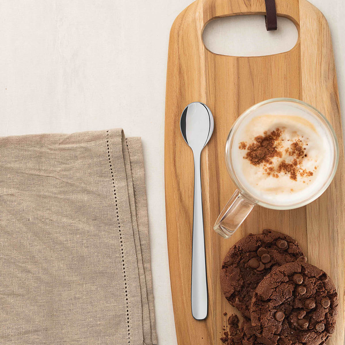 Tramontina Essentials latteskje 6 stk blank