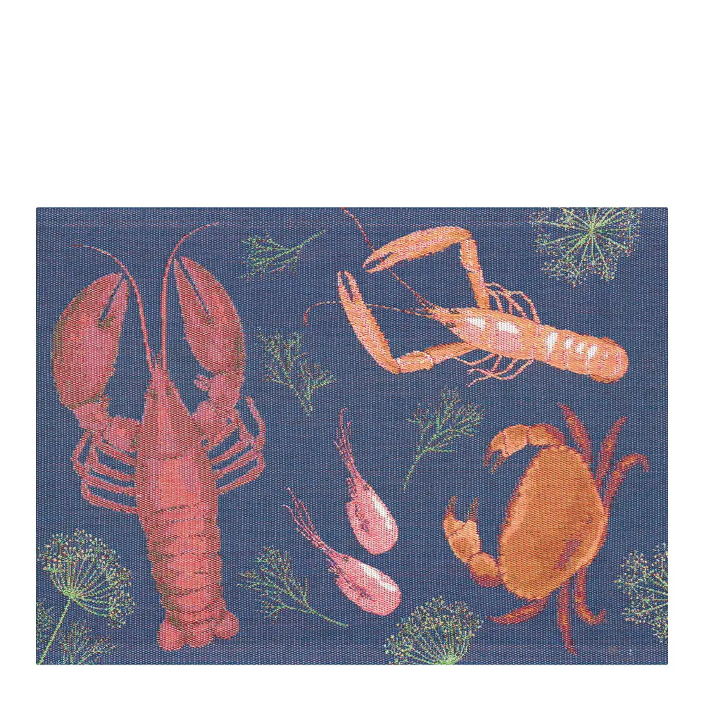 Skaldjursfest Pöytätabletti 35x48 cm Monivärinen