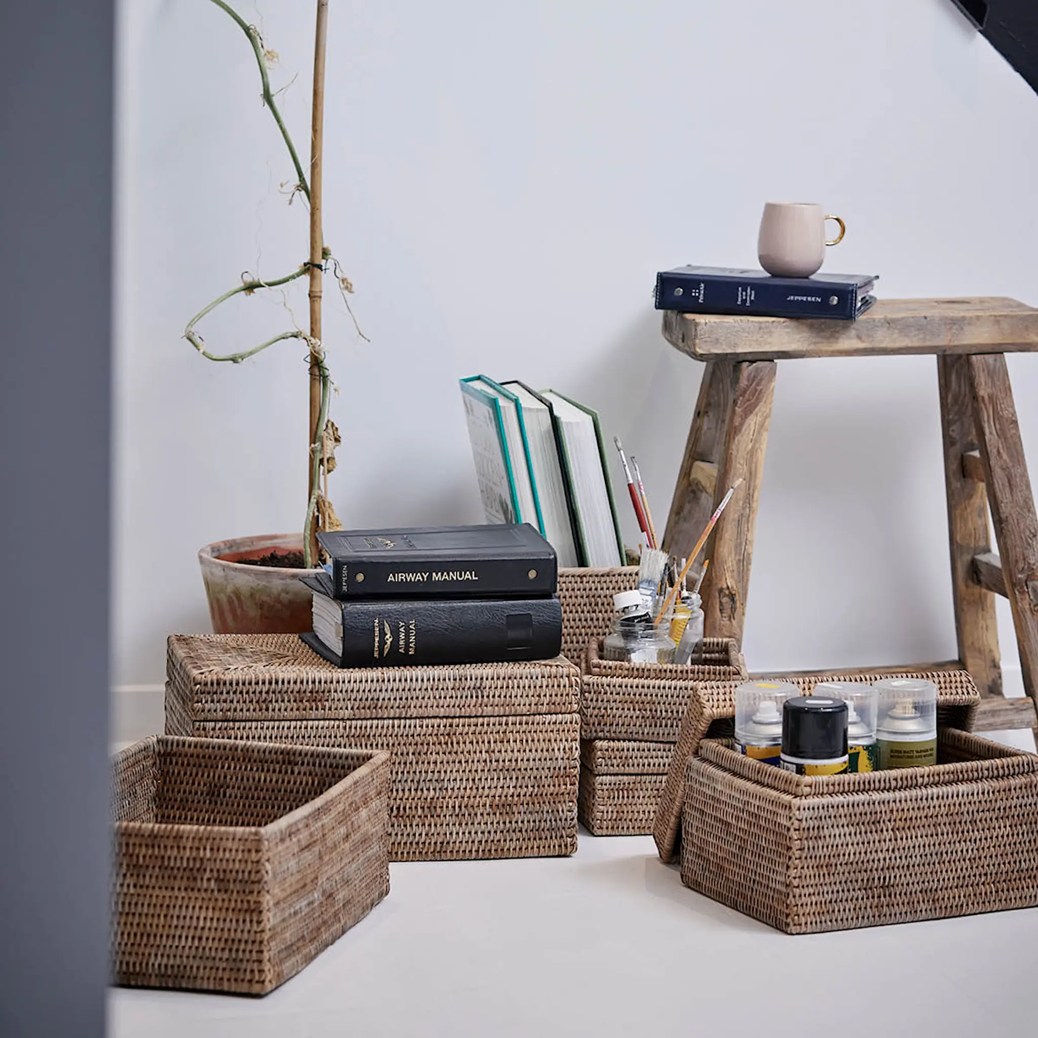 Lene Bjerre Norah förvaringslåda 13x16 cm natur