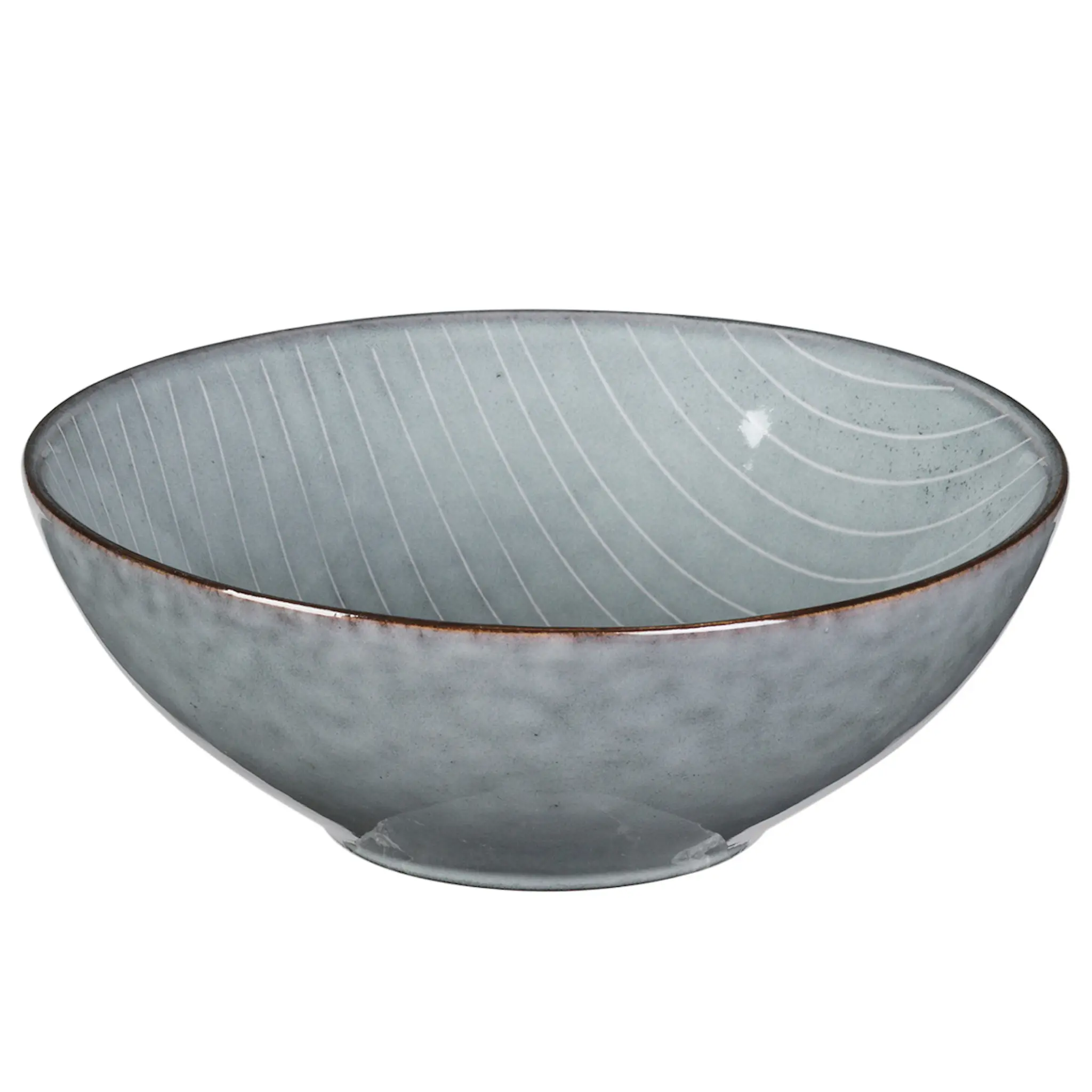 Broste Copenhagen Nordic Sea Tallrik djup 17 cm Blå