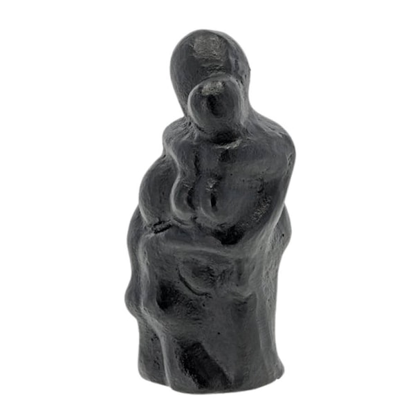 Skulptur En mors kärlek är stor 2 barn 8,5 cm