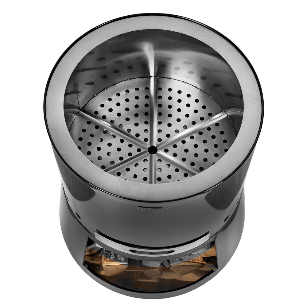 Espegard Pilar Premium 50 eldtunna renbrännande eldstad 65 cm svart