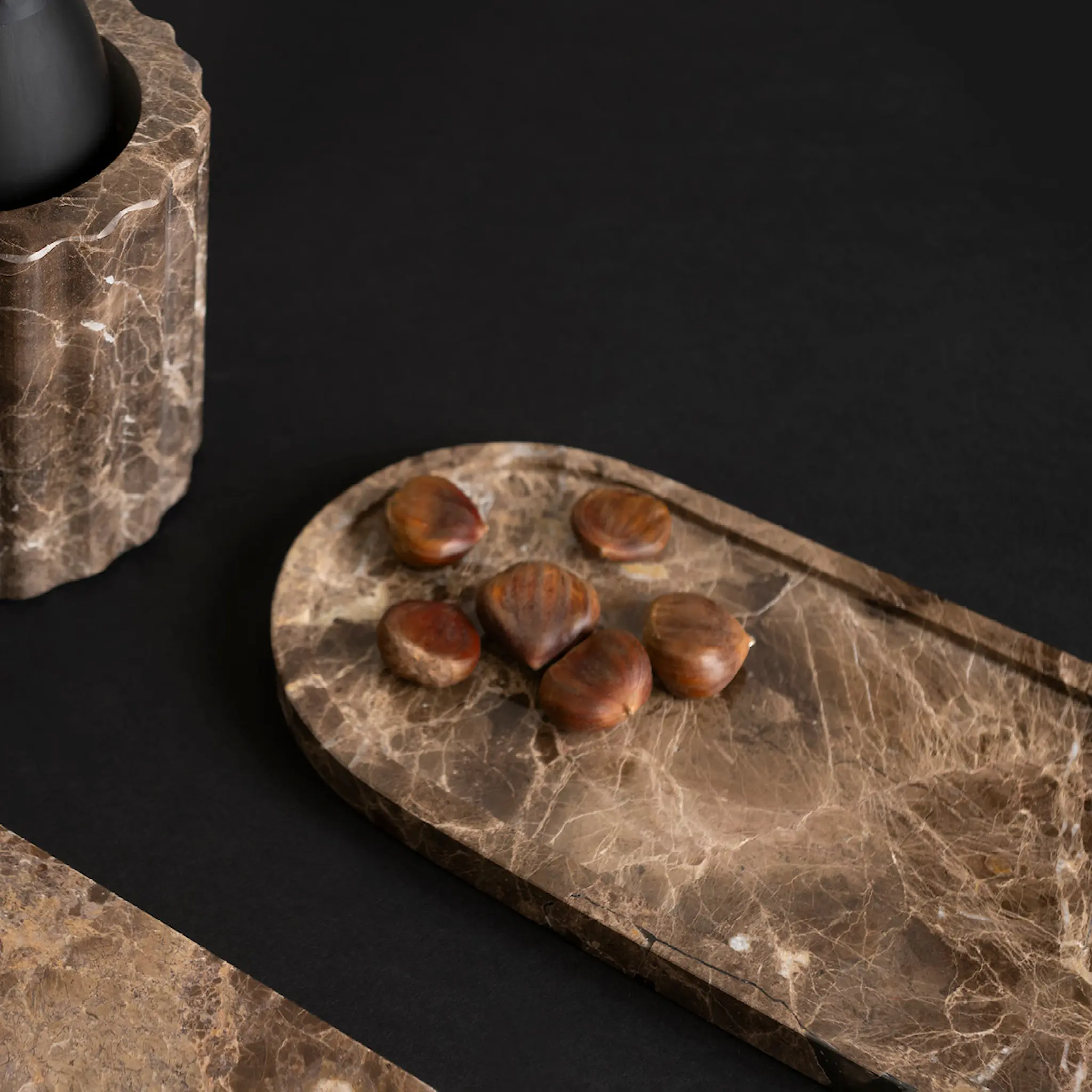 Maku Kitchen Life Maku Tarjoilualusta marmori 30x15 cm Ruskea