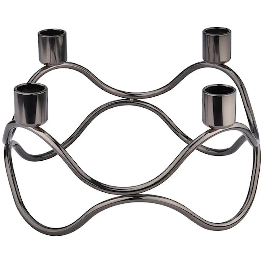 Norma Adventtikynttilänjalka 12 cm Gun Metal