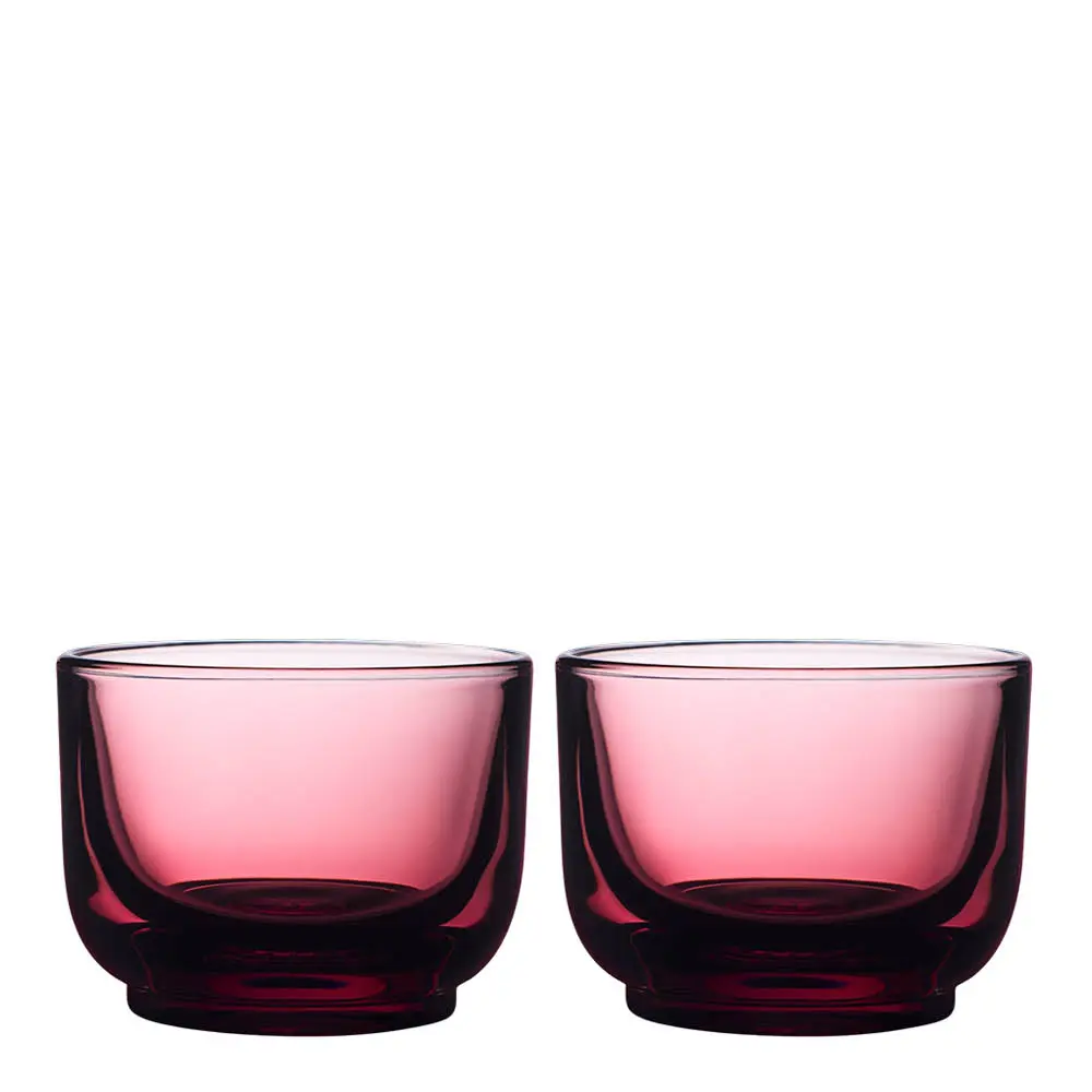 Pirch cortado glass 13 cl 2 stk Garnet