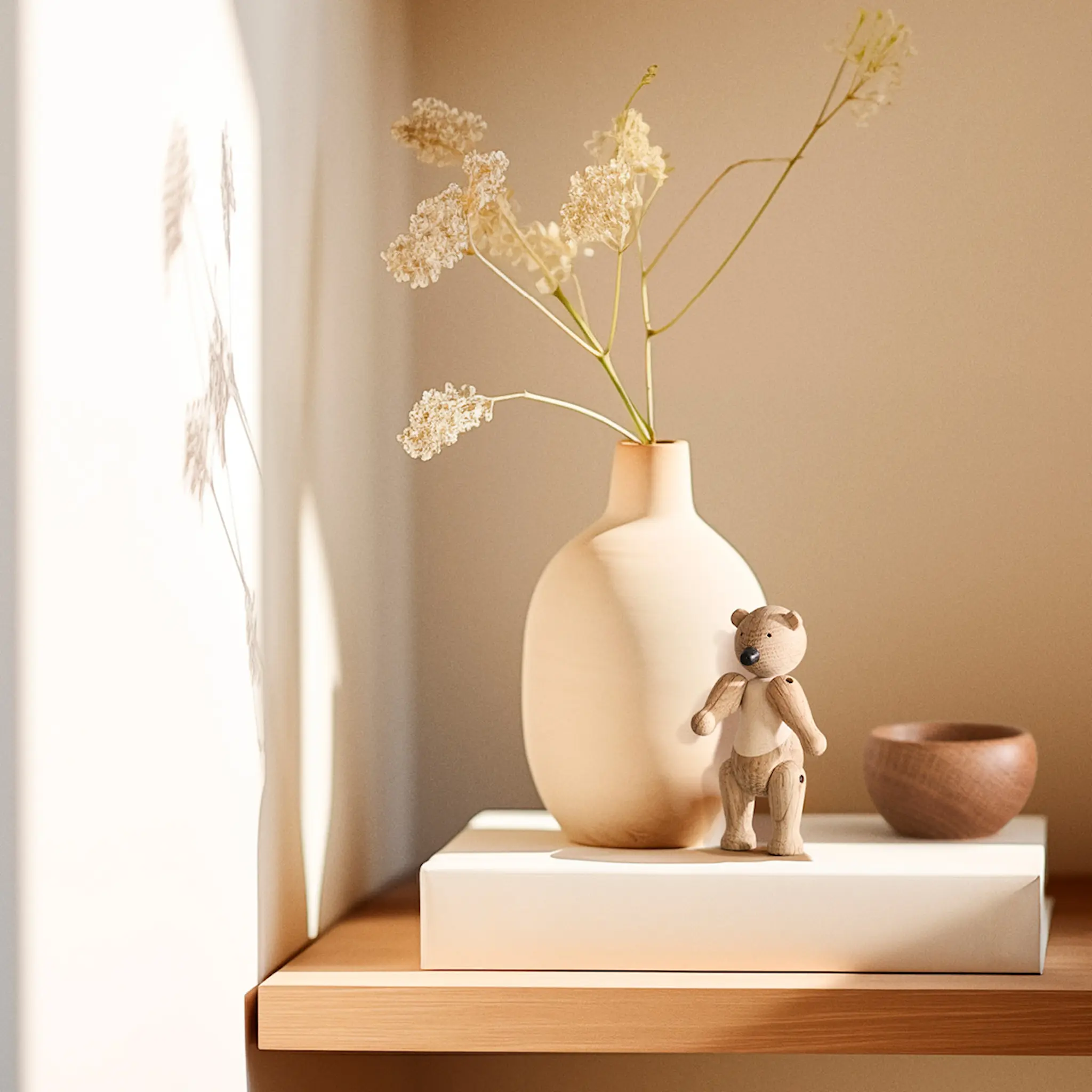 Kay Bojesen Denmark Liliput björn 9,5 cm ek/lönn