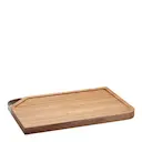 Skärbräda med handtag 36x24 cm Trä/Stål