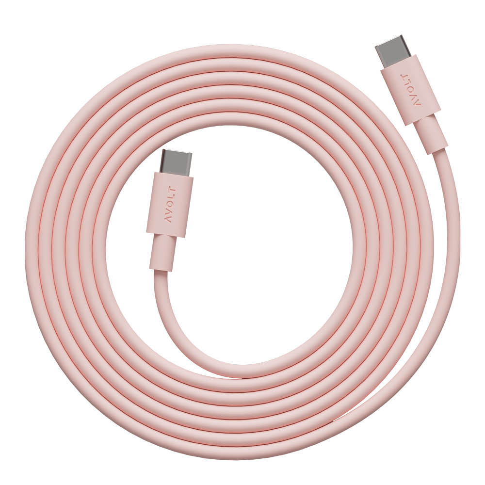 Avolt - Cable 1 USB-C Kaapeli 2 m New Pink