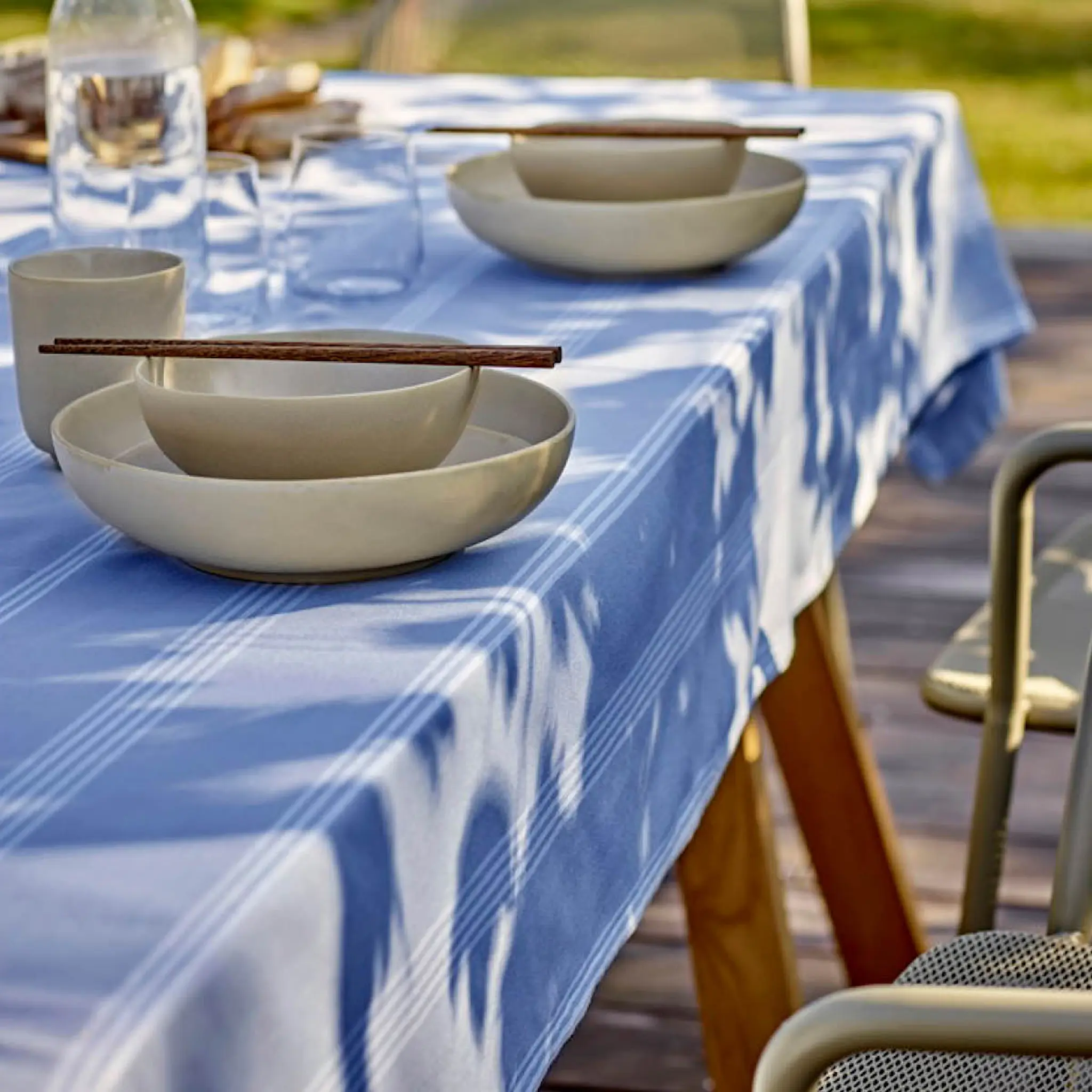 Zone Denmark Moments duk 140x320 cm linen blue