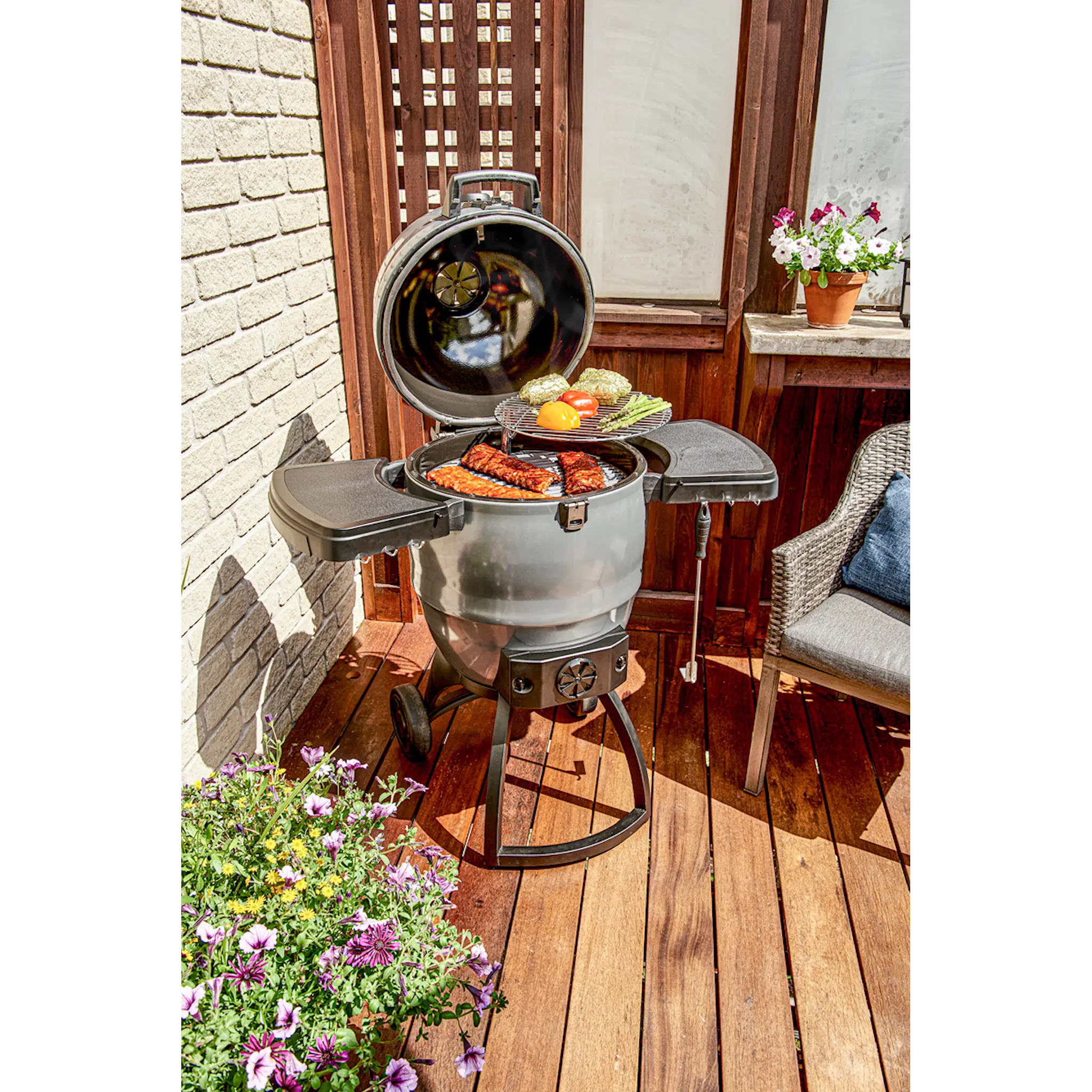 Broil King Kamadogrill KEG 5000 kolgrill med sidobord