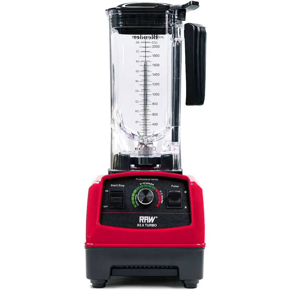 Blender X 2,5 Turbo 2L 1800W rød