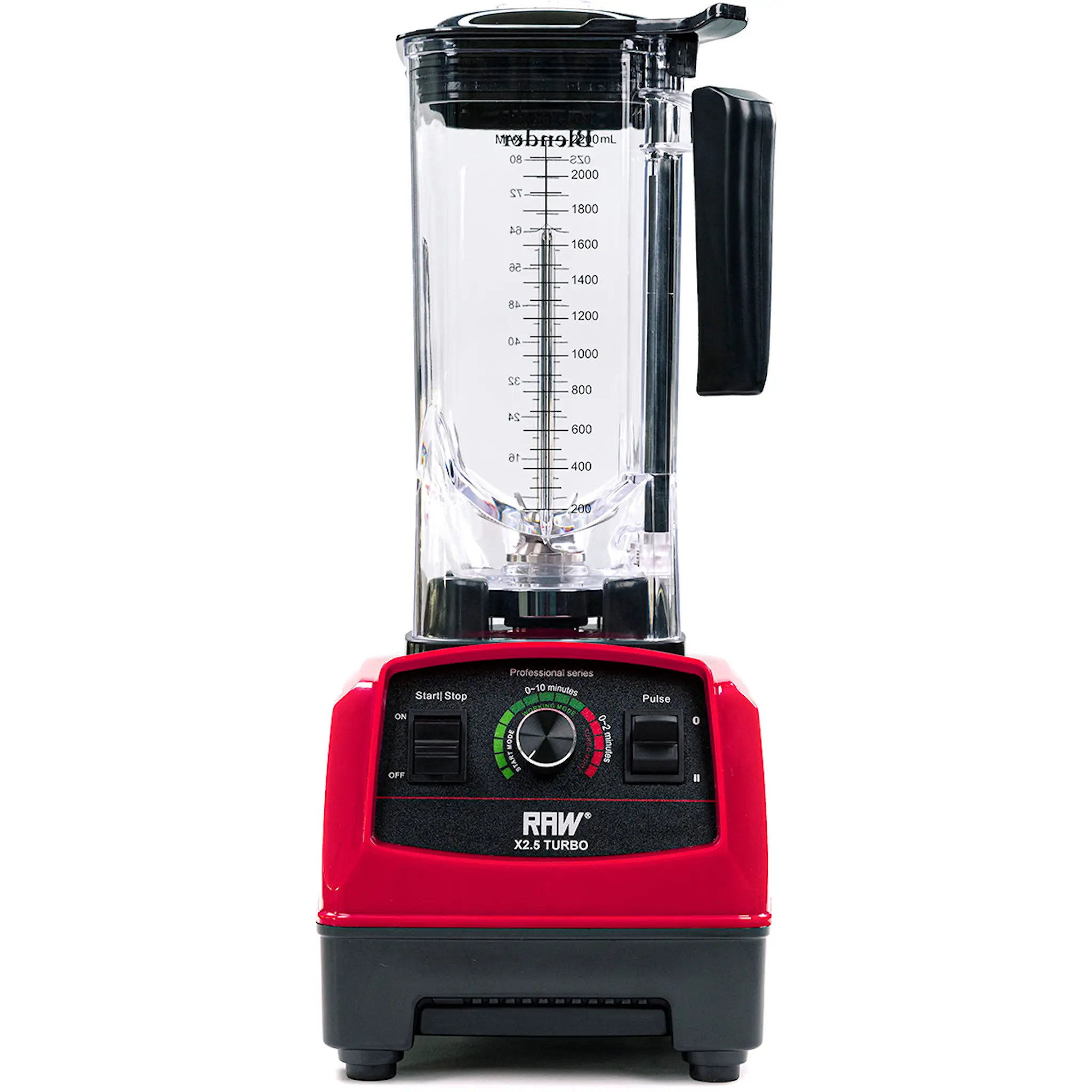RAW Blender X 2,5 Turbo 2,2 L 1800W Röd