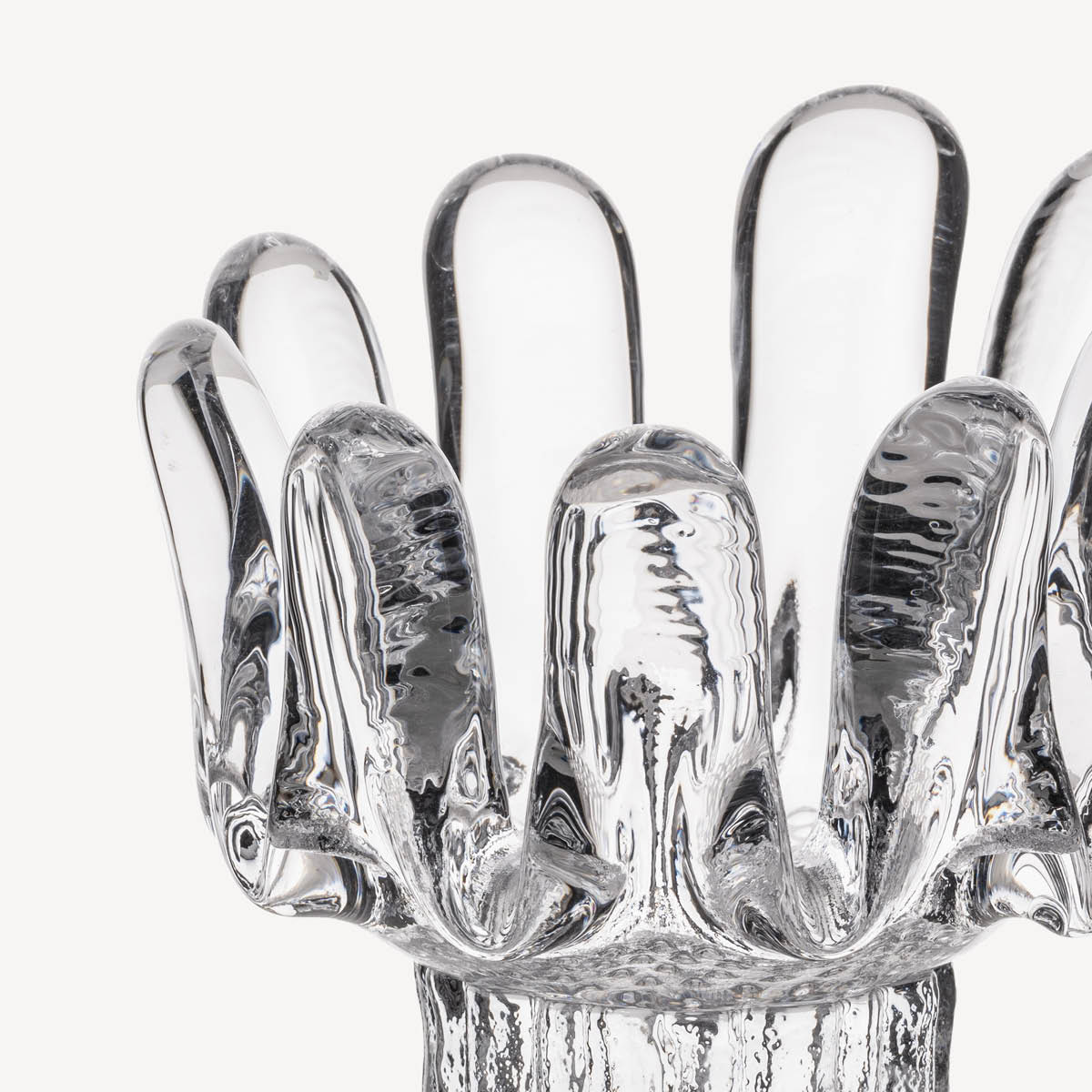 Kosta Boda Sunflower ljuslykta 11,5 cm klar