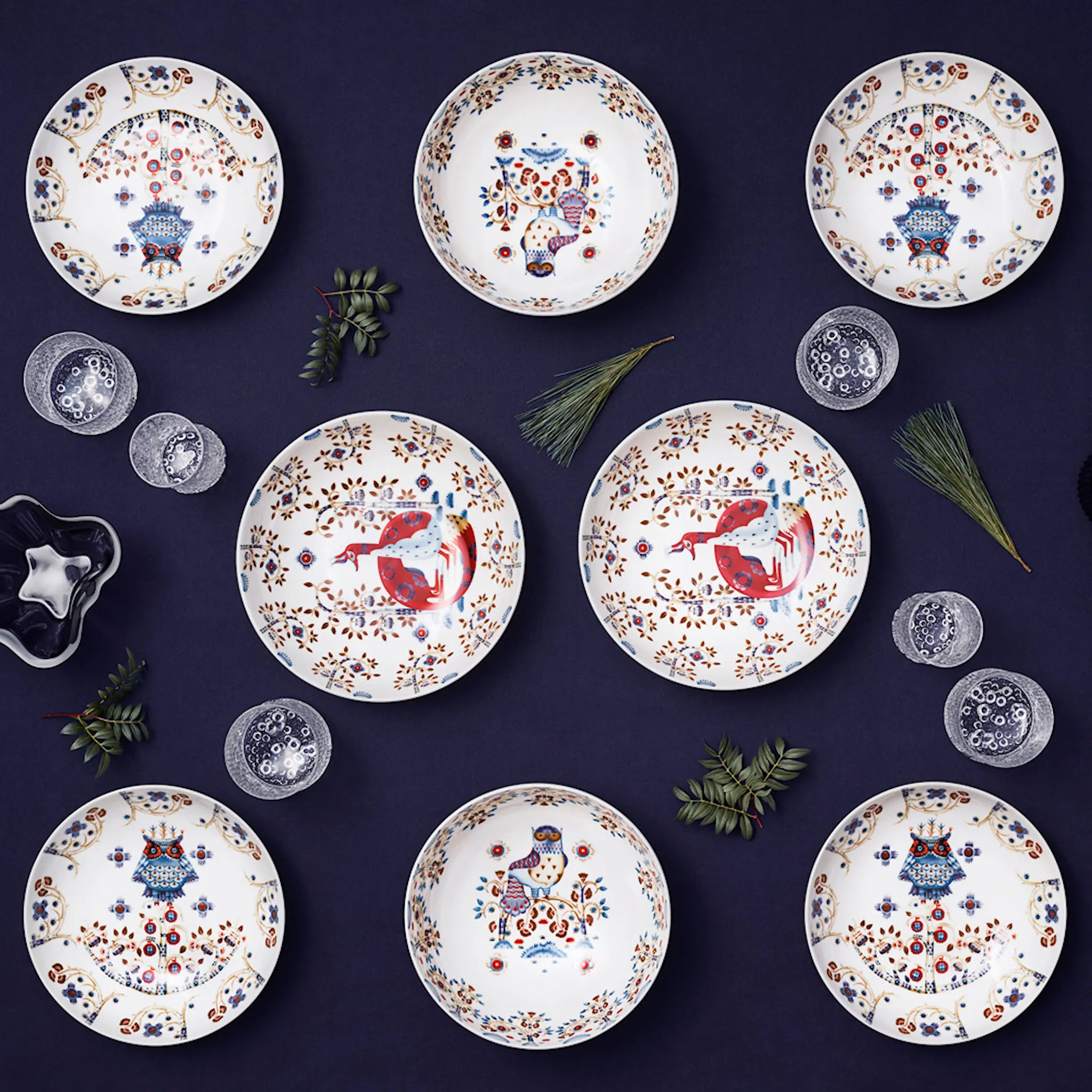iittala Taika Tallrik djup 20 cm Vit