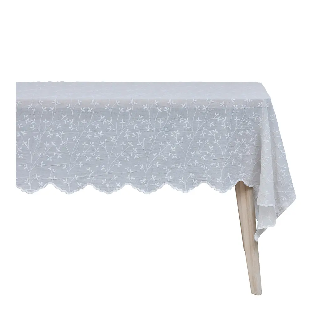 Eloise Pöytäliina 280x160 cm Luunvalkoinen