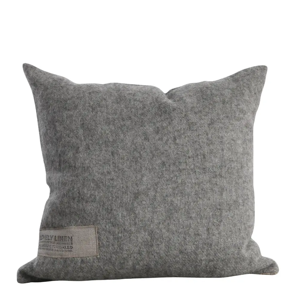Double putetrekk ull 50x50 cm Natural Beige