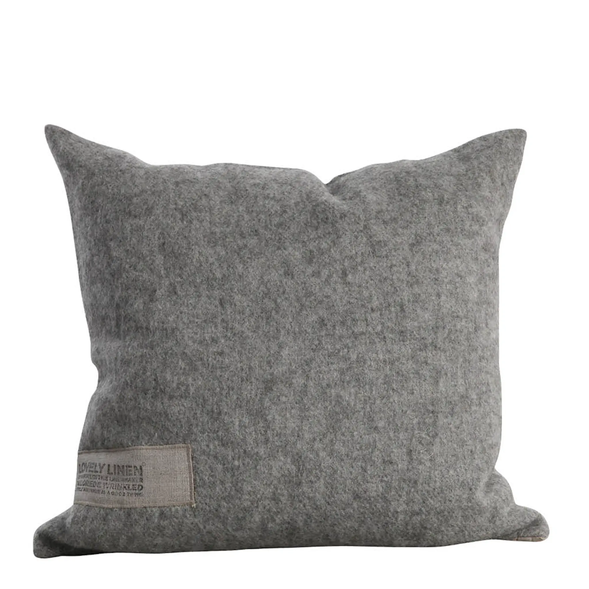 Lovley Linen Double putetrekk ull 50x50 cm Natural Beige