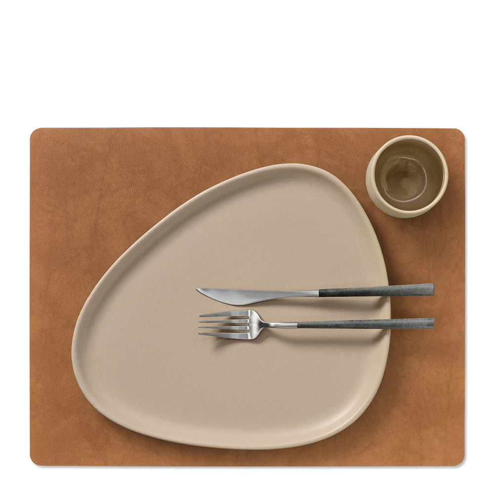 LIND DNA Square Nupo Bordstablett Dubbelsidig Army Grön/Natur