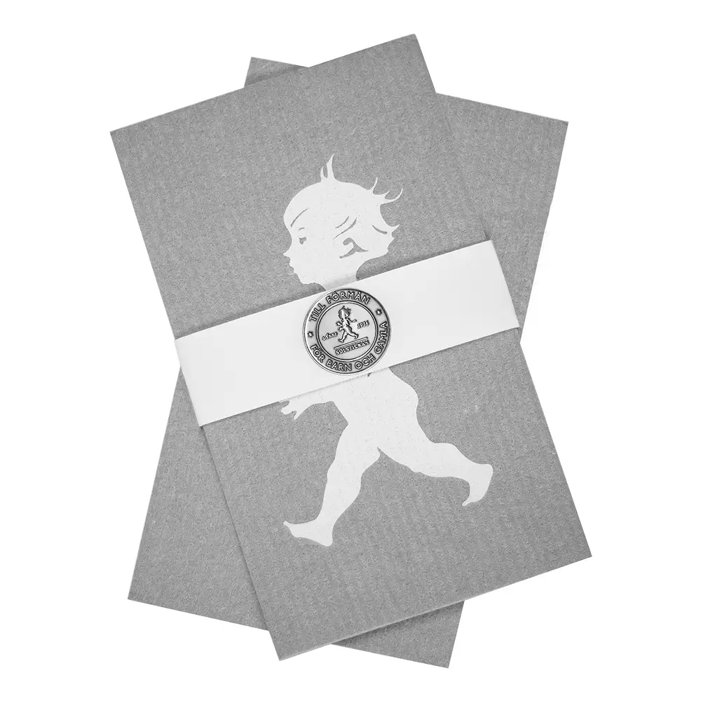 Tiskirätti 2 kpl Harmaa