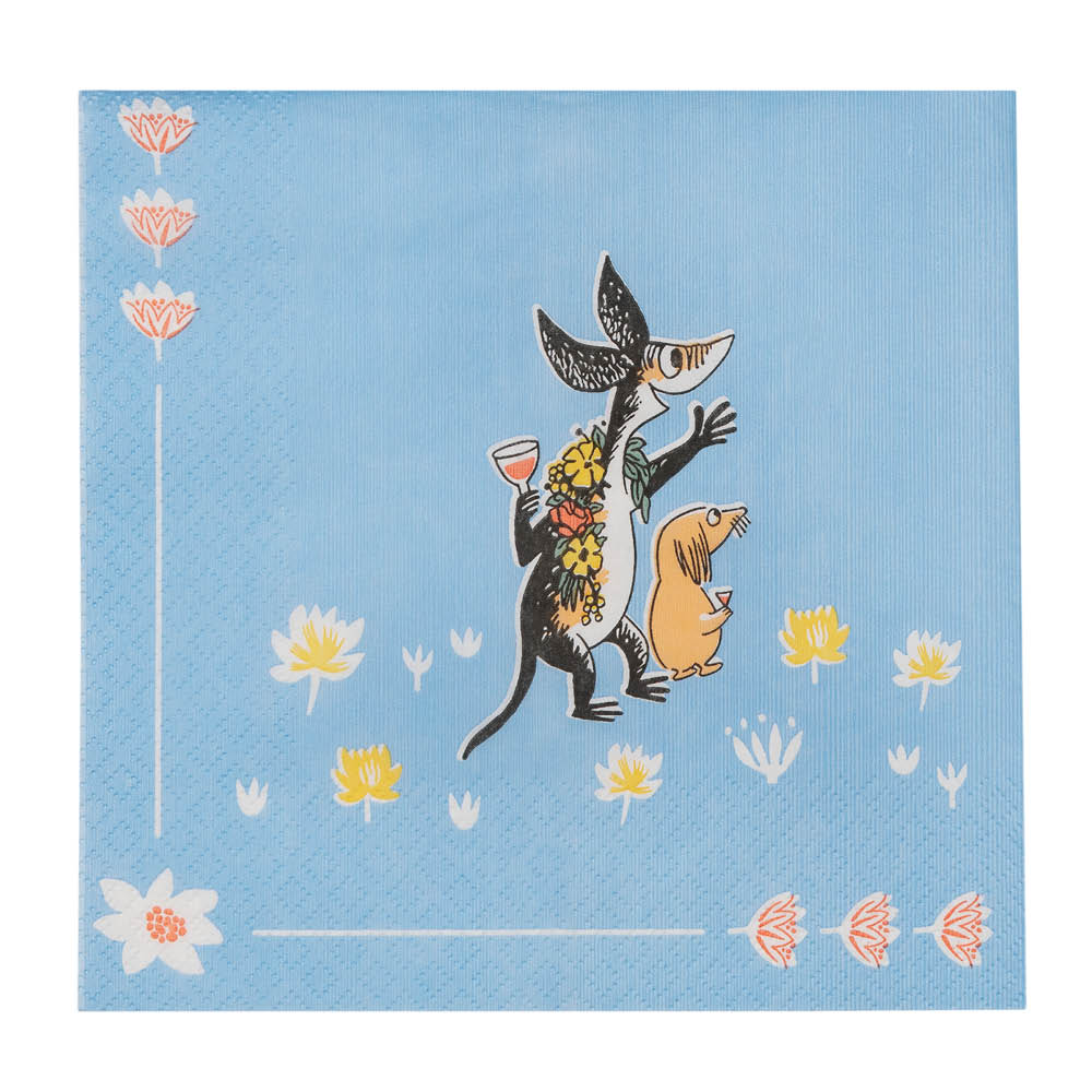 Moomin Arabia Mumin servett 33x33 cm 20-pack Sommardans