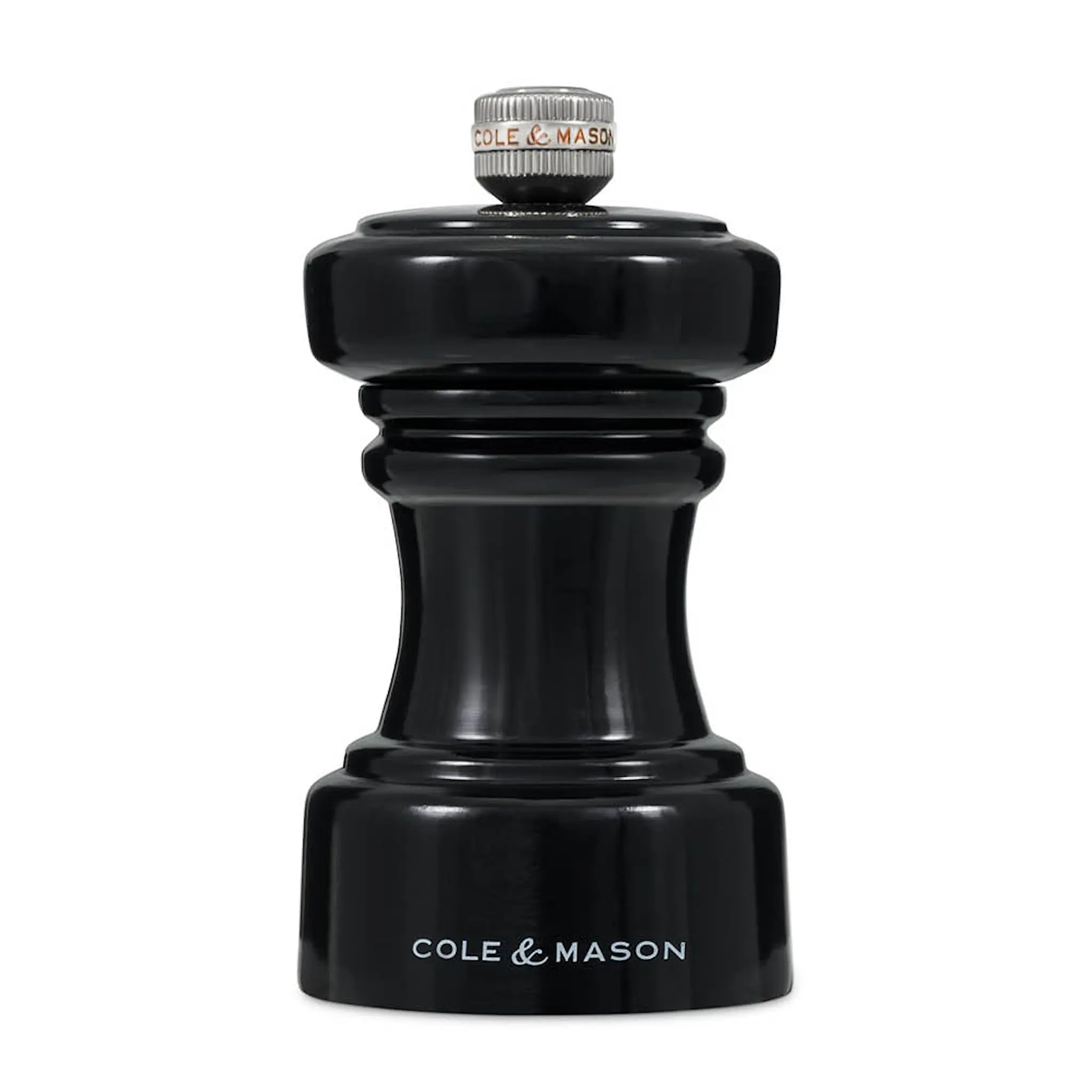 Cole & Mason Hoxton Saltkvarn 10 cm Svart