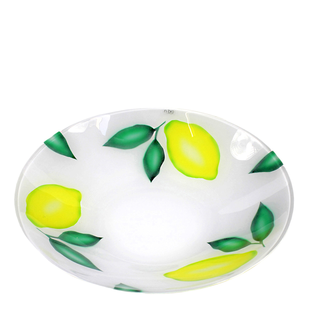 Nybro Crystal - Limone Vati 30 cm Valkoinen