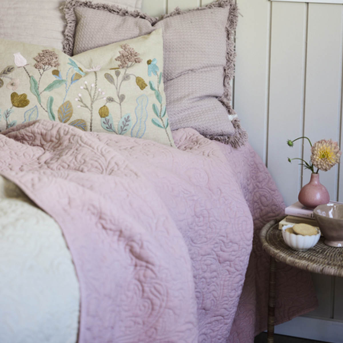 Lene Bjerre Isabelle Huopa 170x130 cm Rose Dust