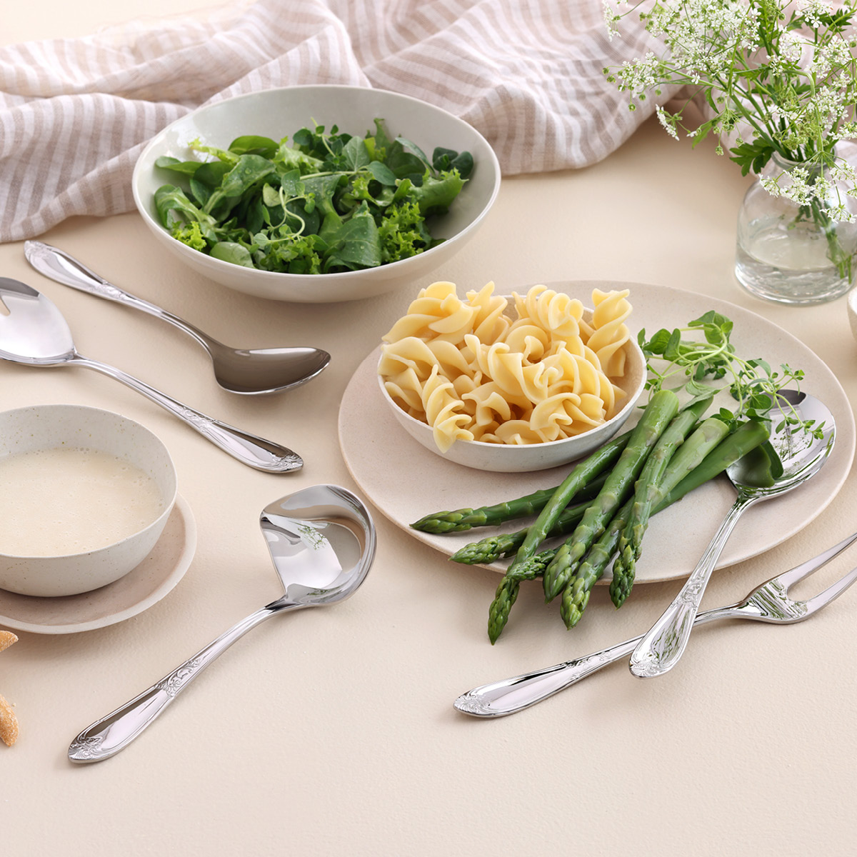 Hardanger bestikk Nina sausøse 19 cm